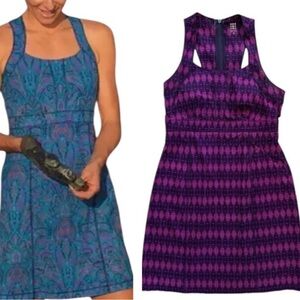 Title Nine Arabella Nimblene Tank Dress Zipper Racer Back Stretch Size 10